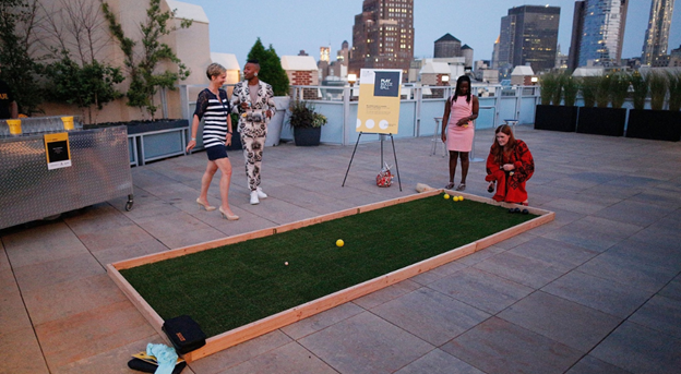 Summer games at Tribeca Rooftop +360° in NYC